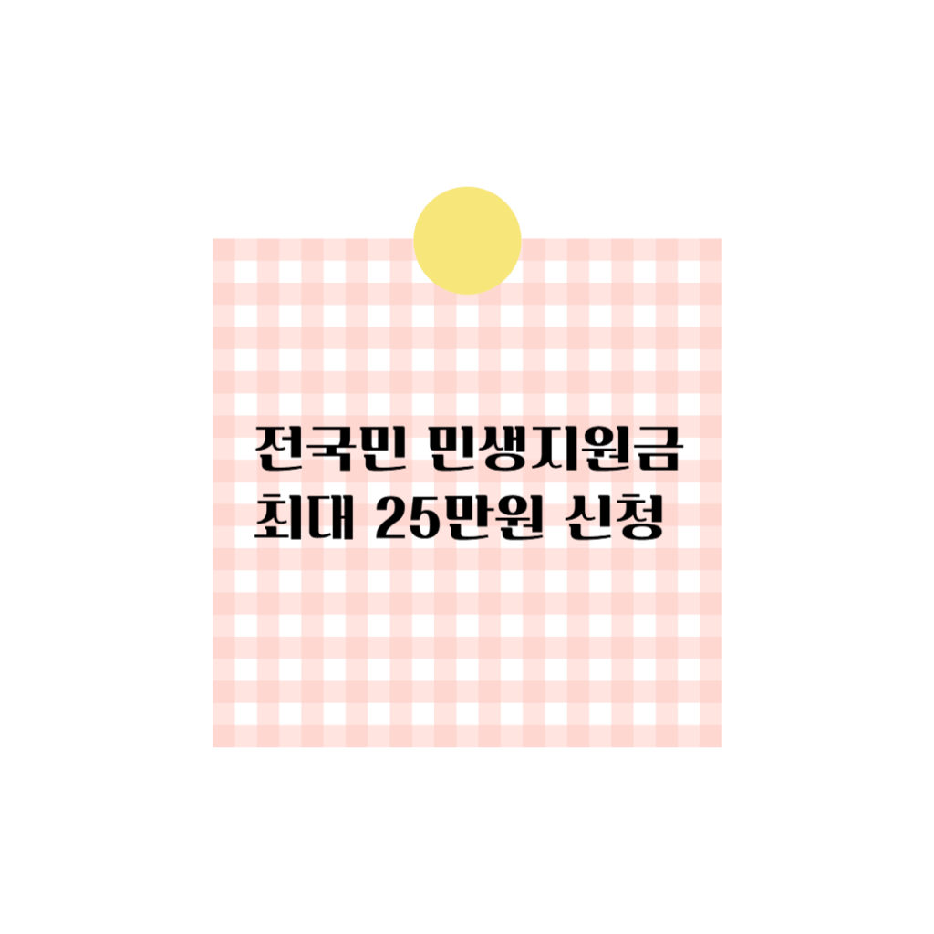 전국민 민생지원금